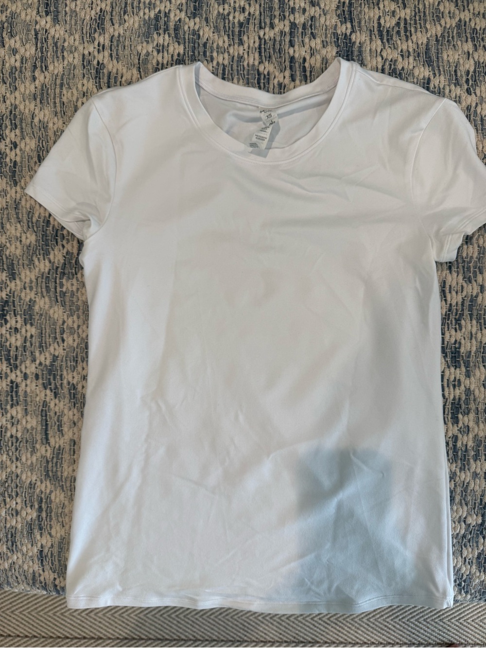 Alo soft Finesse White Womens T-Shirt
